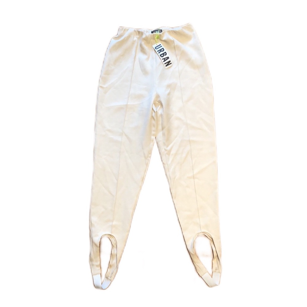 Urban Outfitters The Lulu Milky Stirrup Leggings, size Medium/Large